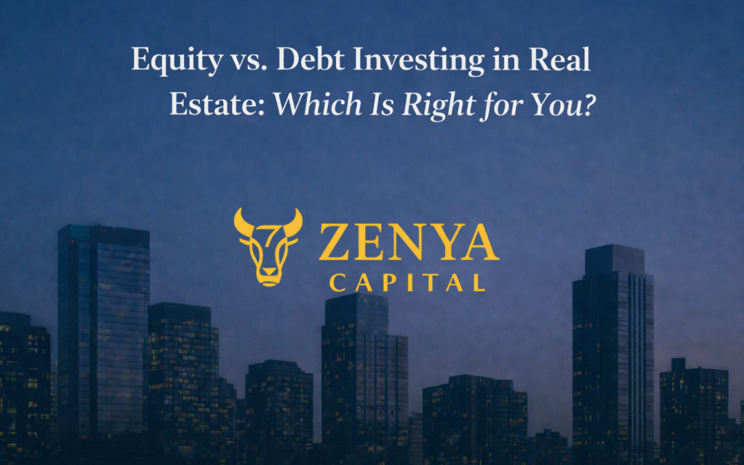 Equity vs. Debt Investing in Real Estate: Which Is Right for You?