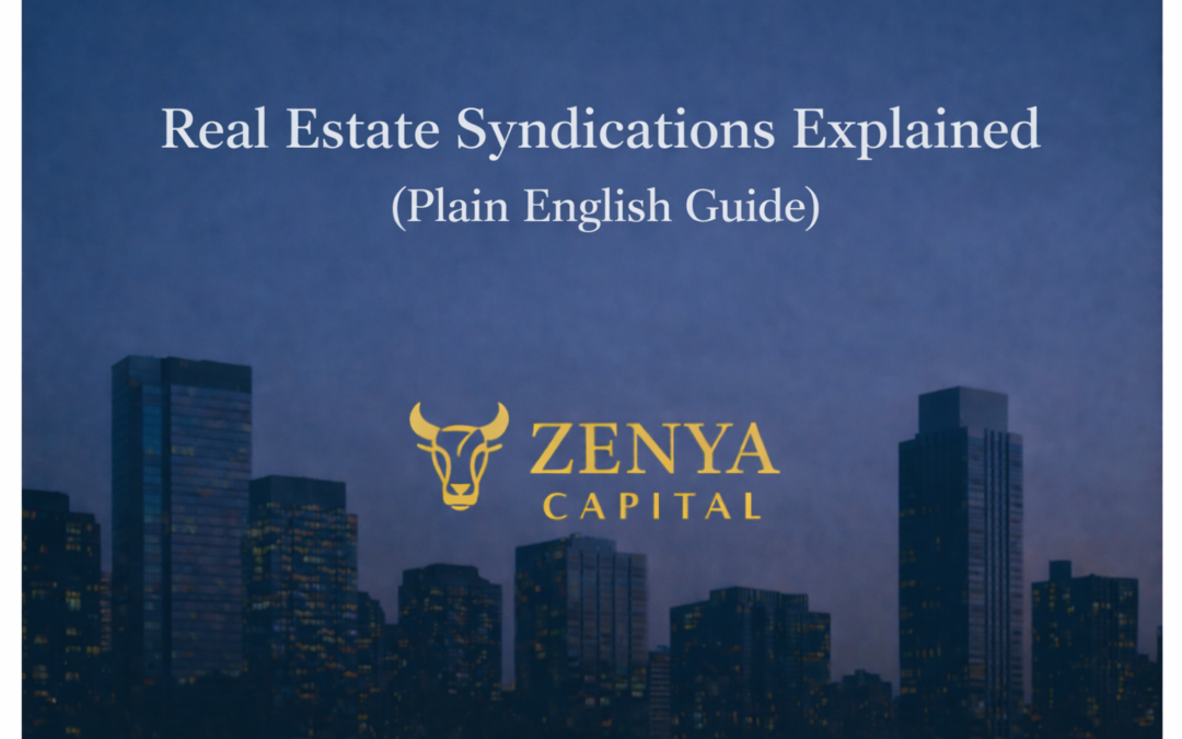Real Estate Syndications Explained (Plain English Guide)
